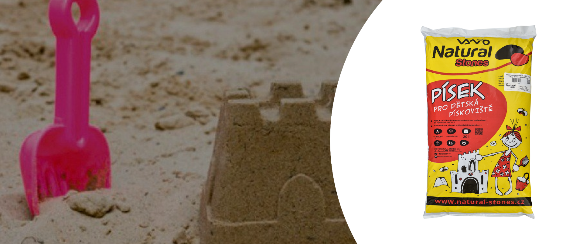 Písek do pískoviště